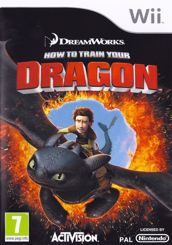 How to Train Your Dragon box art for Wii